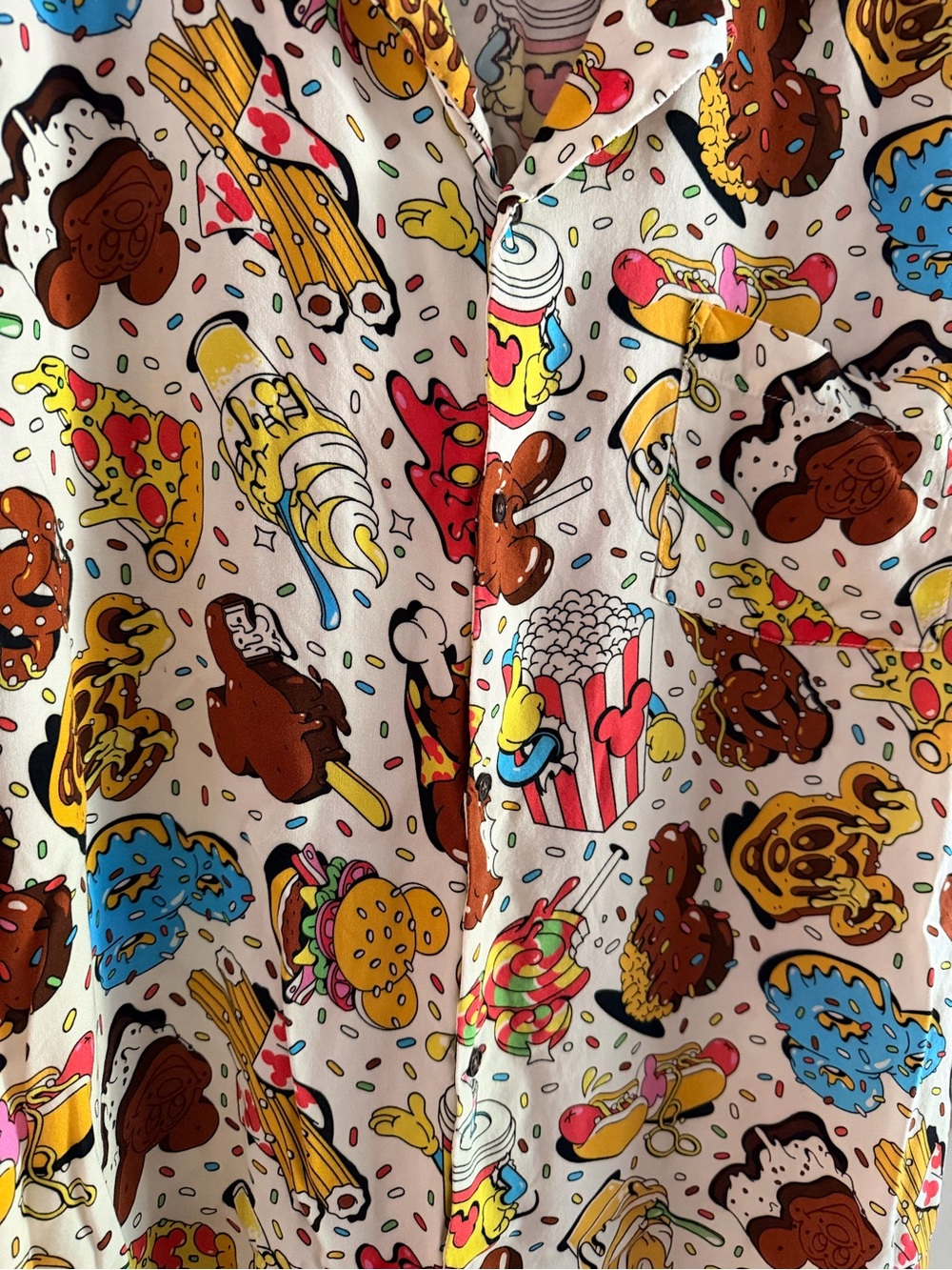 Disney Park Eats Men's Short-Sleeve XXL Shirt with Disney Snacks View 4